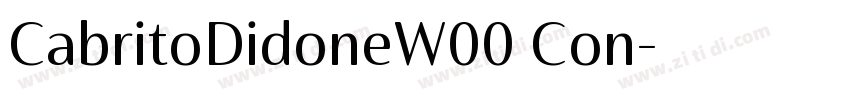 CabritoDidoneW00 Con字体转换